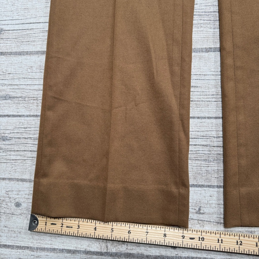 Banana Republic Dress Pants Women's 8 Brown Logan Straight Leg Workwear Trousers - Picture 6 of 8